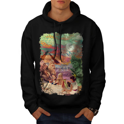 Wonders Of World Mens Hoodie