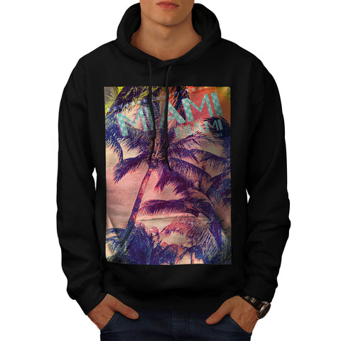 Miami Palm Beach Mens Hoodie