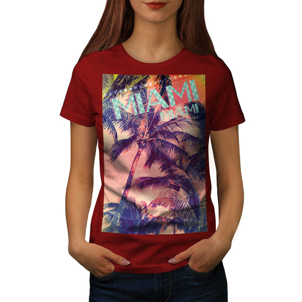 Miami Palm Beach Womens T-Shirt