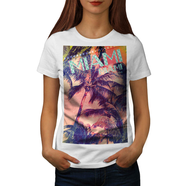 Miami Palm Beach Womens T-Shirt