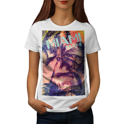 Miami Palm Beach Womens T-Shirt