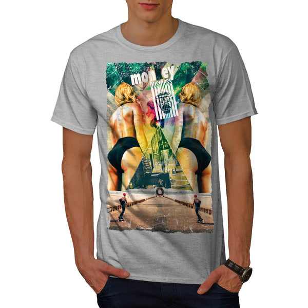 Monkey Business Girl Mens T-Shirt