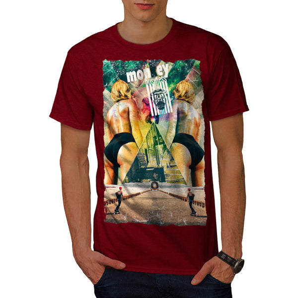 Monkey Business Girl Mens T-Shirt
