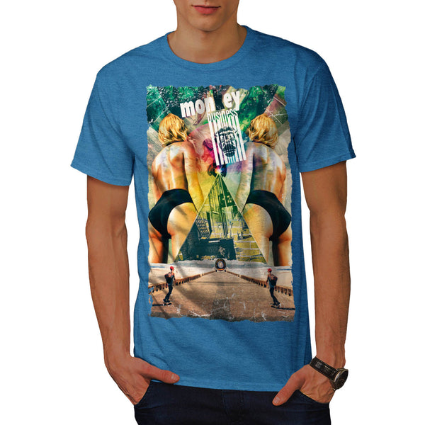 Monkey Business Girl Mens T-Shirt