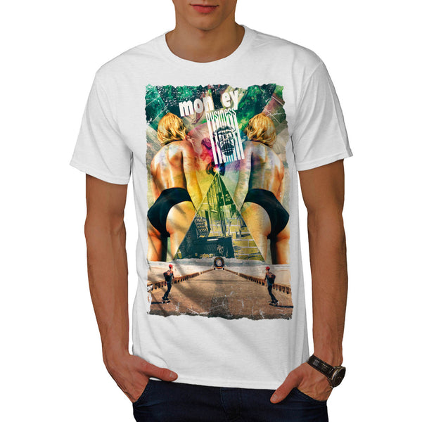 Monkey Business Girl Mens T-Shirt