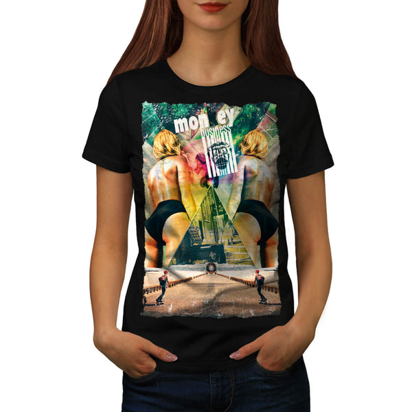Monkey Business Girl Womens T-Shirt