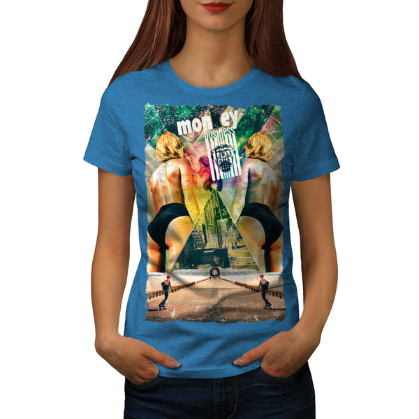 Monkey Business Girl Womens T-Shirt