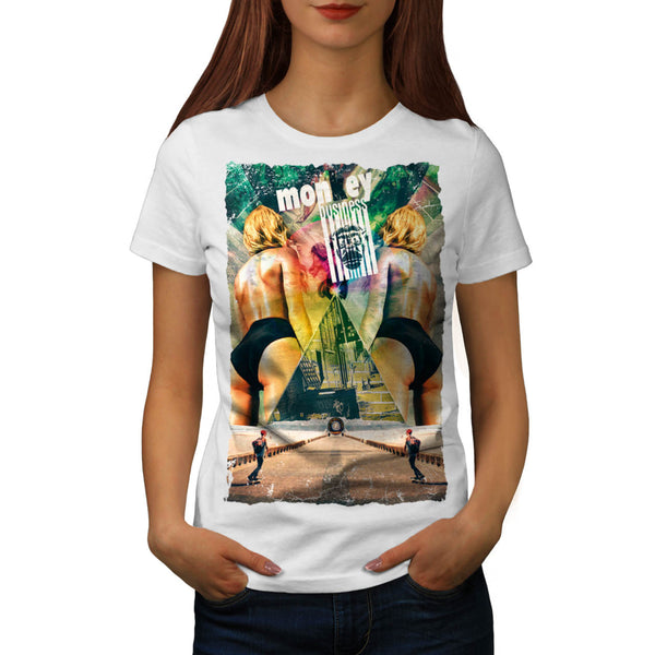 Monkey Business Girl Womens T-Shirt