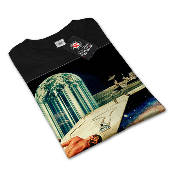 Naked Moon Landing Mens Long Sleeve T-Shirt