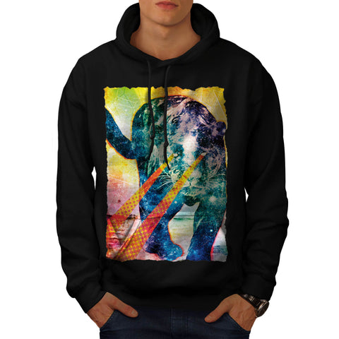 Panther Laser Beam Mens Hoodie
