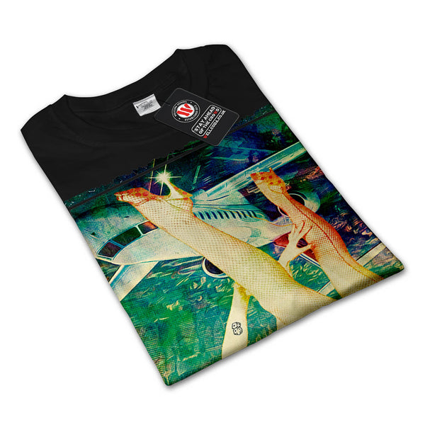 Holiday Plane Chick Mens Long Sleeve T-Shirt