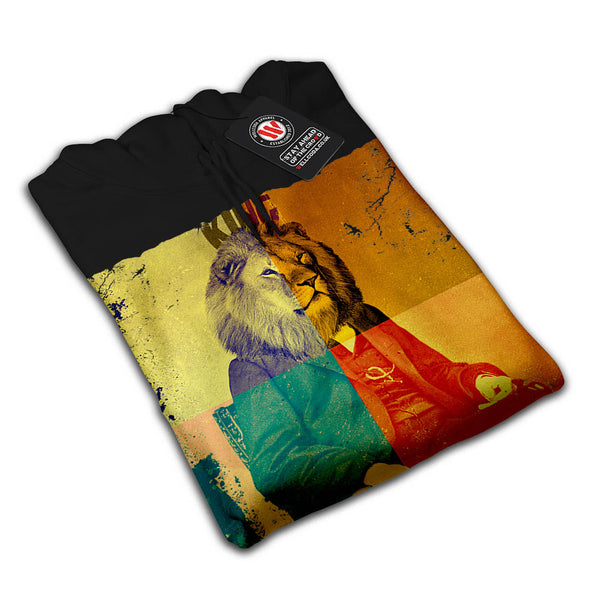 King Of Jungle Lion Mens Hoodie