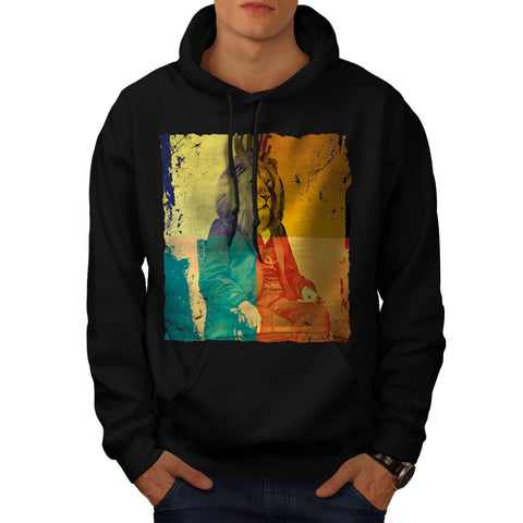 King Of Jungle Lion Mens Hoodie