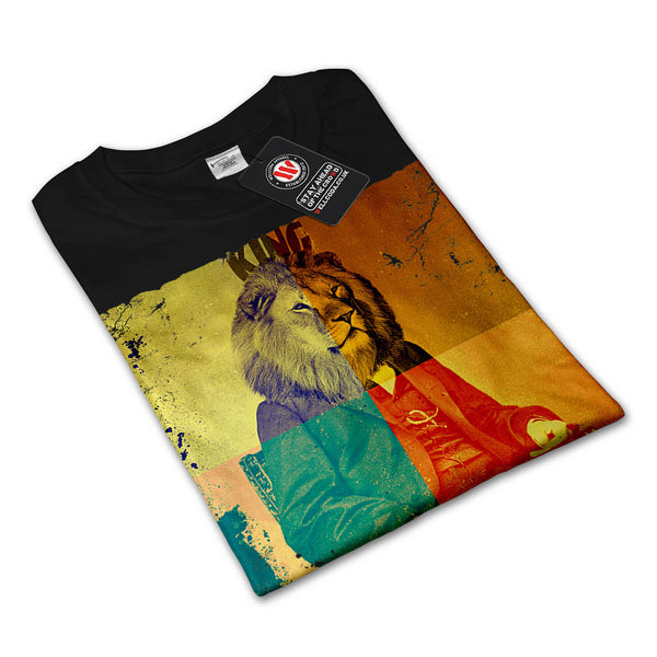 King Of Jungle Lion Mens Long Sleeve T-Shirt