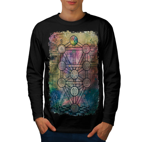 Religion Symbol Life Mens Long Sleeve T-Shirt
