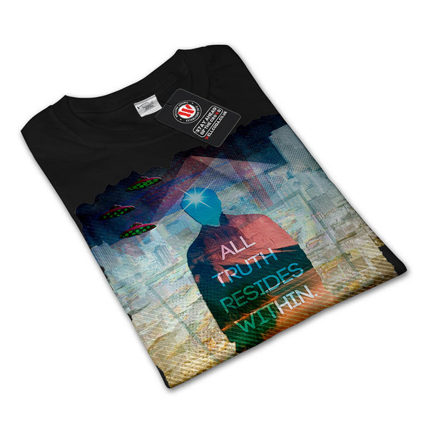UFO Alien Truth Soul Mens Long Sleeve T-Shirt