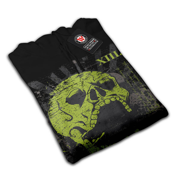 Skull Warrior Head Mens Hoodie