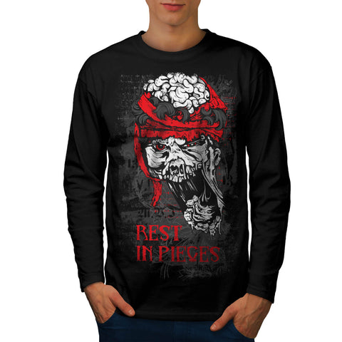 Rest In Pieces RIP Mens Long Sleeve T-Shirt