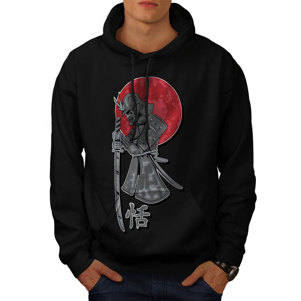 Japan Samurai Sun Mens Hoodie