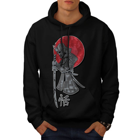 Japan Samurai Sun Mens Hoodie
