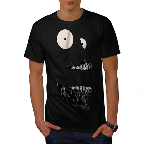 Crazy Freaky Face Mens T-Shirt