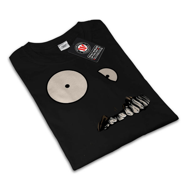 Crazy Freaky Face Mens T-Shirt