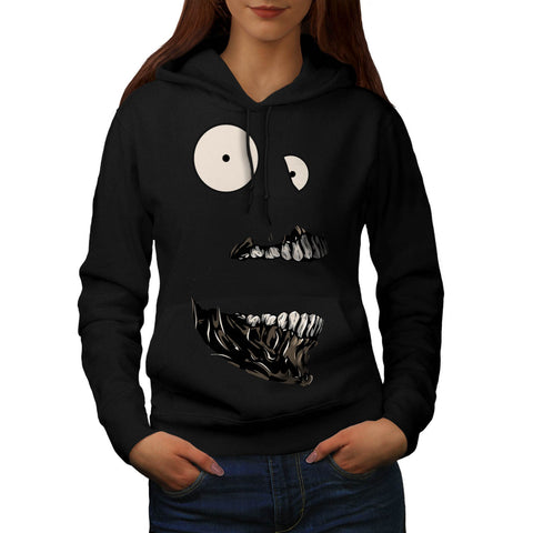 Crazy Freaky Face Womens Hoodie