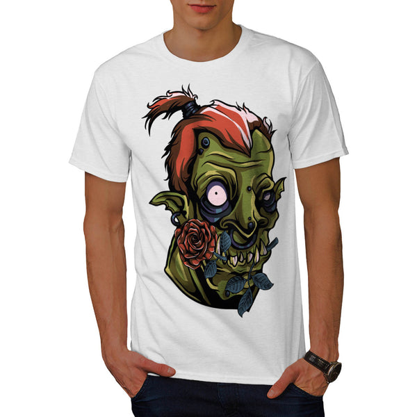 Zombie Romance Rose Mens T-Shirt