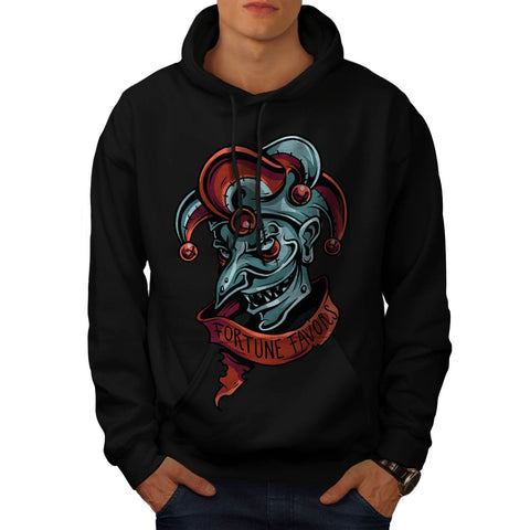 Fortune Favors Joker Mens Hoodie