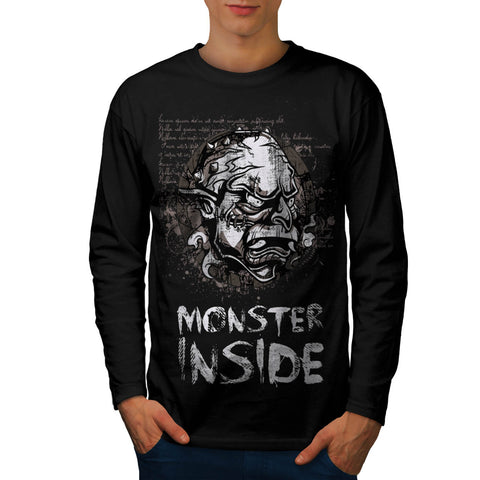 The Monster Inside Mens Long Sleeve T-Shirt