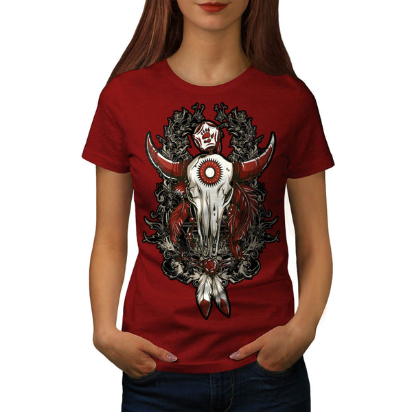 Danger Animal Head Womens T-Shirt