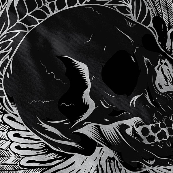 Horror Skull Head Mens Long Sleeve T-Shirt
