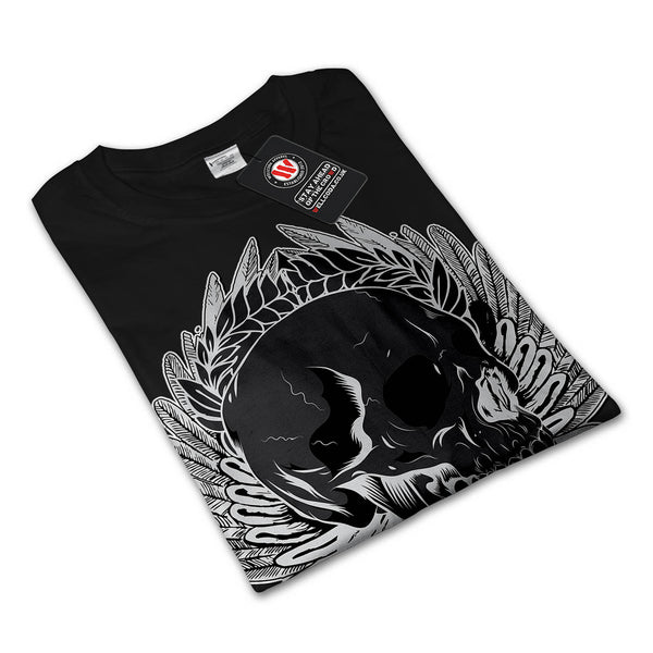 Horror Skull Head Mens Long Sleeve T-Shirt