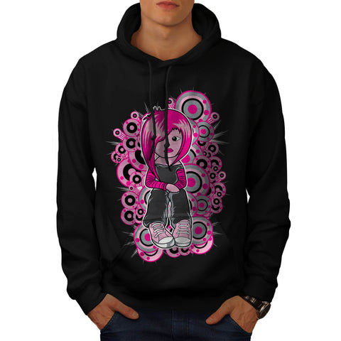 Skate Rock Chick Mens Hoodie