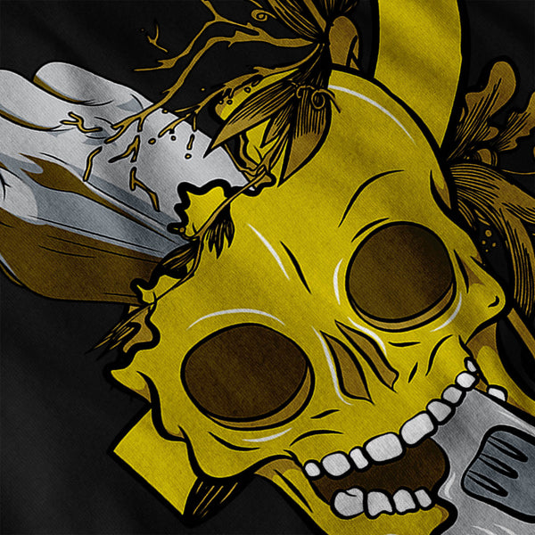 Bullet Proof Skull Mens Long Sleeve T-Shirt