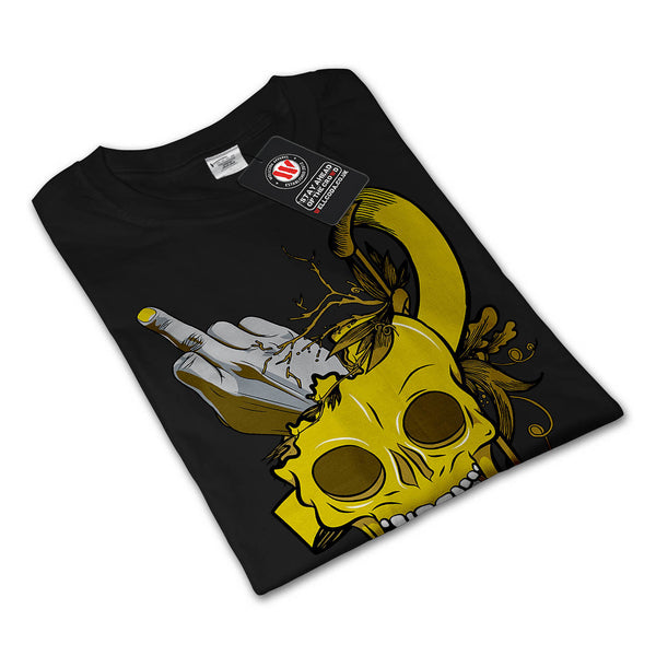 Bullet Proof Skull Mens Long Sleeve T-Shirt