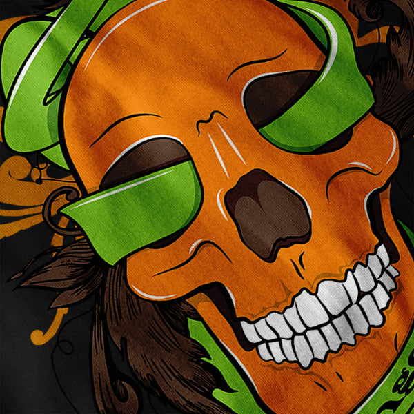 Dangerous Skull Head Mens Long Sleeve T-Shirt