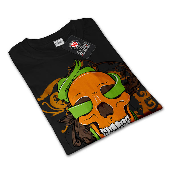 Dangerous Skull Head Mens Long Sleeve T-Shirt