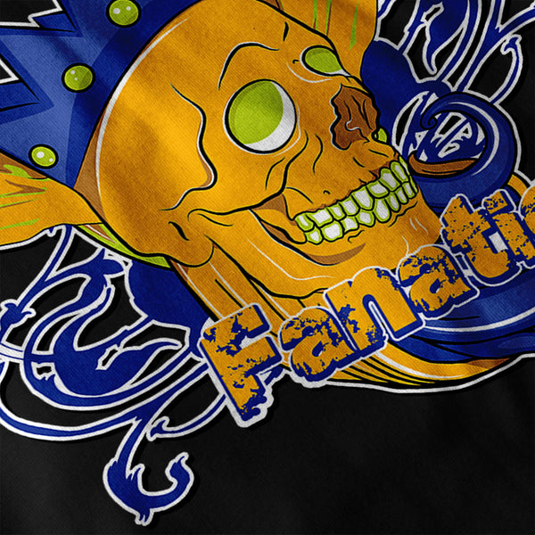 Fanatic Skull Crown Mens Long Sleeve T-Shirt