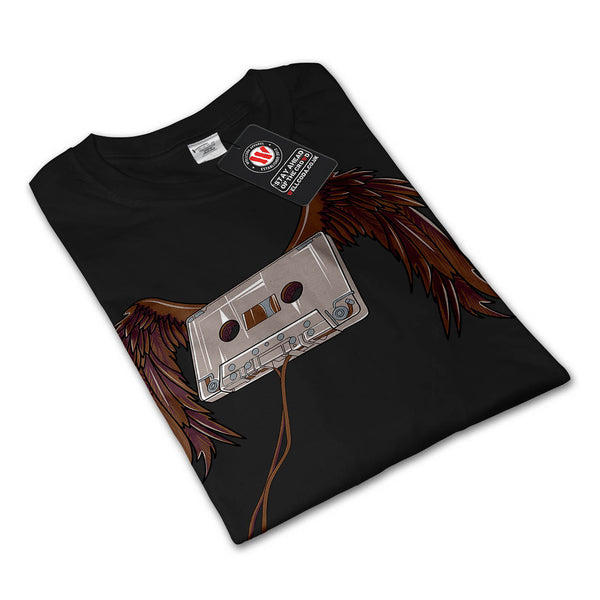 Tape Cassette Flight Mens Long Sleeve T-Shirt