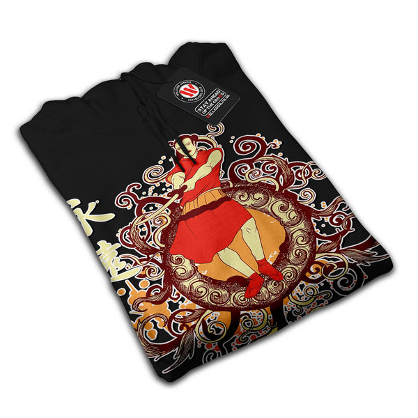 Samurai Warrior Fear Mens Hoodie