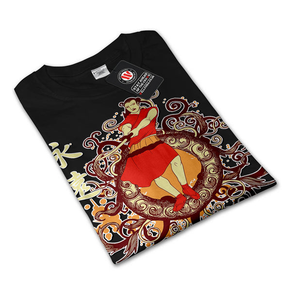 Samurai Warrior Fear Mens Long Sleeve T-Shirt