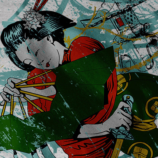Geisha Japan Girl Womens T-Shirt