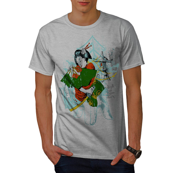 Geisha Japan Girl Mens T-Shirt