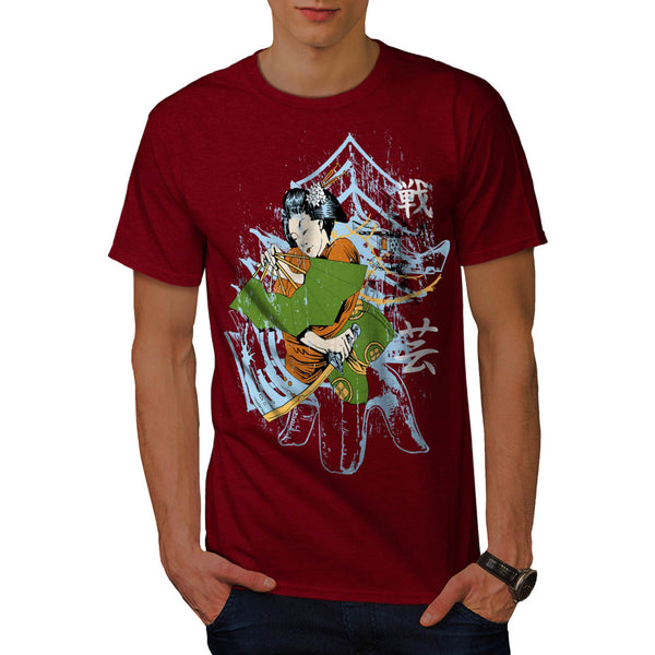Geisha Japan Girl Mens T-Shirt