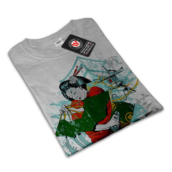 Geisha Japan Girl Womens T-Shirt