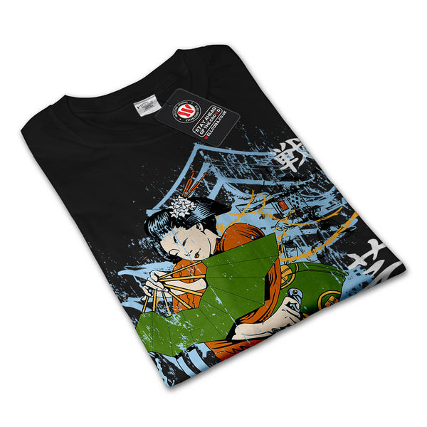 Geisha Japan Girl Mens Long Sleeve T-Shirt