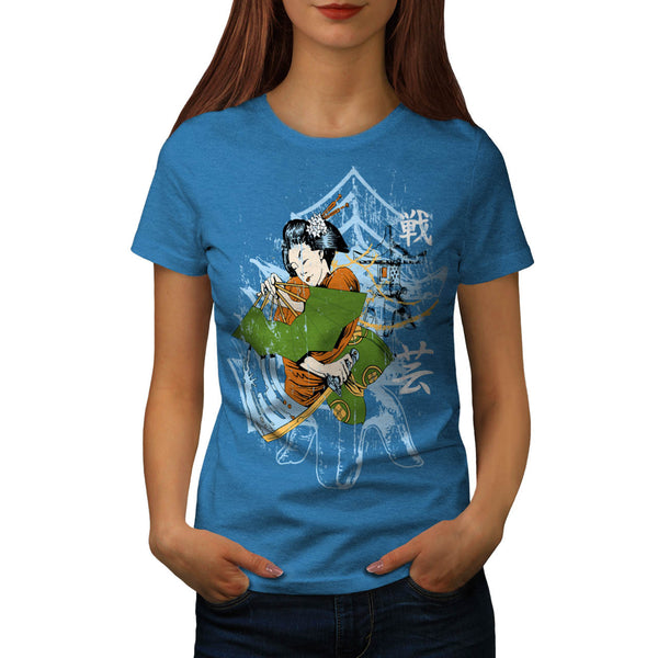 Geisha Japan Girl Womens T-Shirt