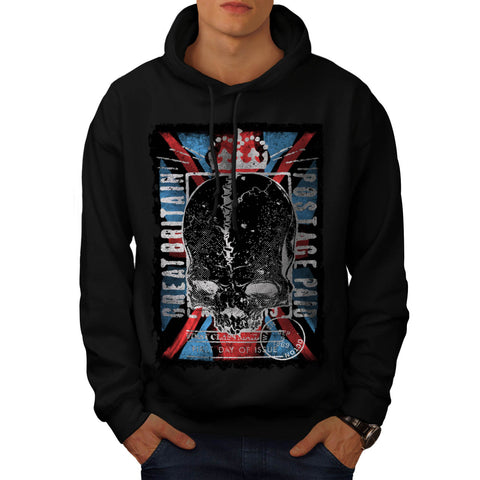 UK Mail Stamp Postage Mens Hoodie
