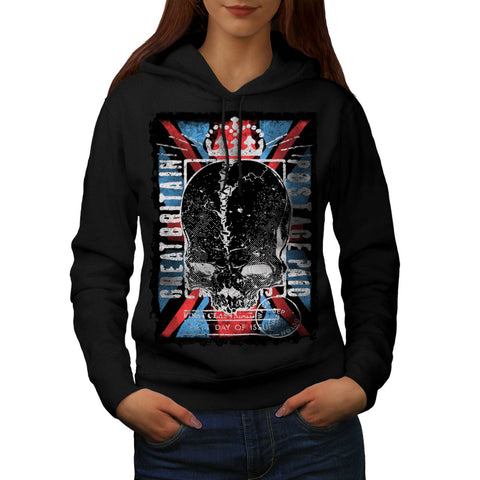 UK Mail Stamp Postage Womens Hoodie